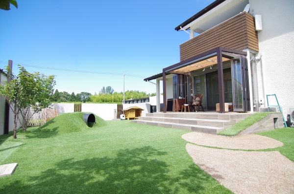 岐阜県 愛犬が走り回れるお庭 犬と住まいる協会